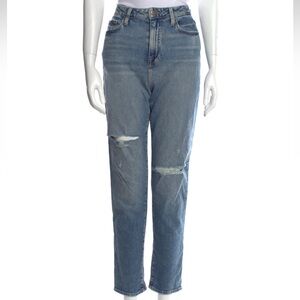 Johnathan Simkhai High-Rise Straight Leg Jeans